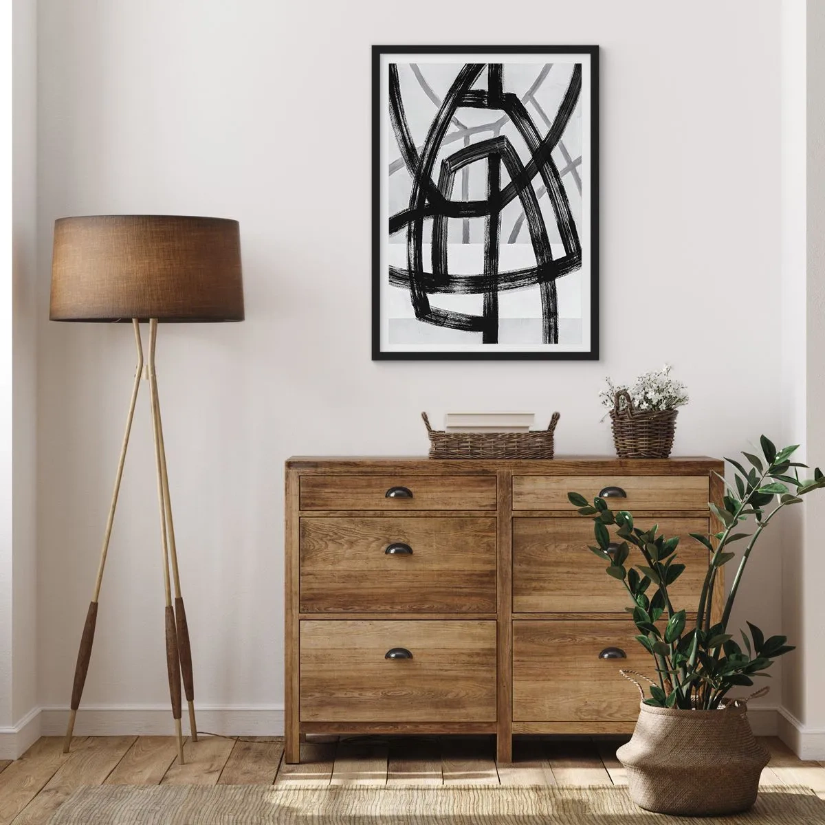 Affisch i svart ram - Att skapa djupet - 70x100 cm