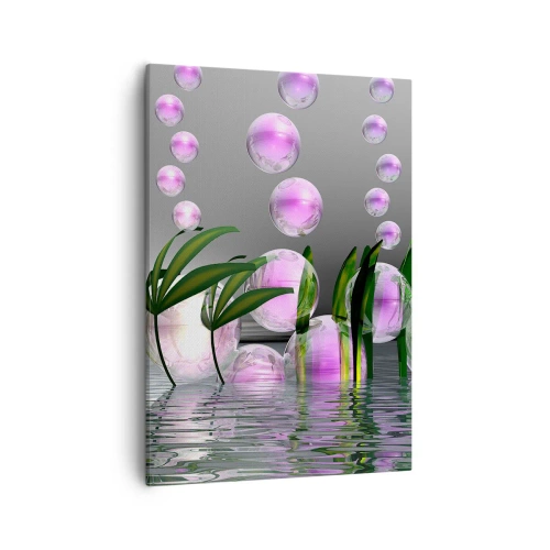 Canvastavla - Bild på duk - Tankeväckande komposition av lätthet och liv - 50x70 cm