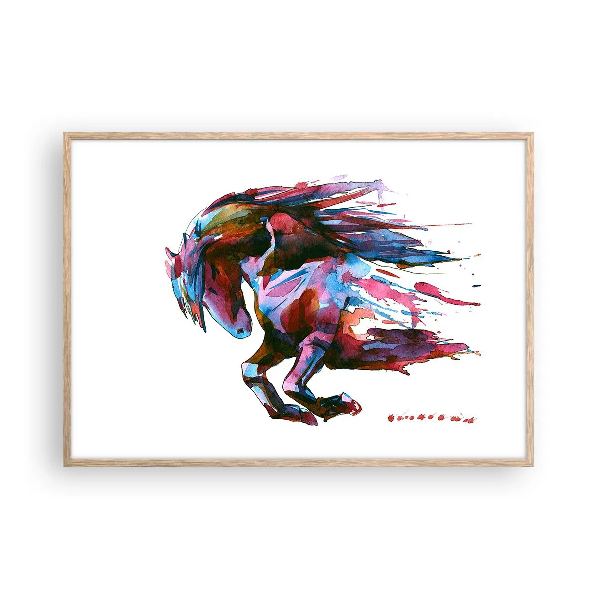 Affisch i ram av ljusek - I extas - 100x70 cm