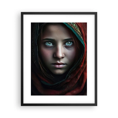 Affisch i svart ram - Östlig prinsessa - 40x50 cm