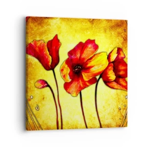 Canvastavla - Bild på duk - Dekoration i Jugendstil - 30x30 cm