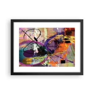 Affisch i svart ram - Rakt fram eller runt - 40x30 cm