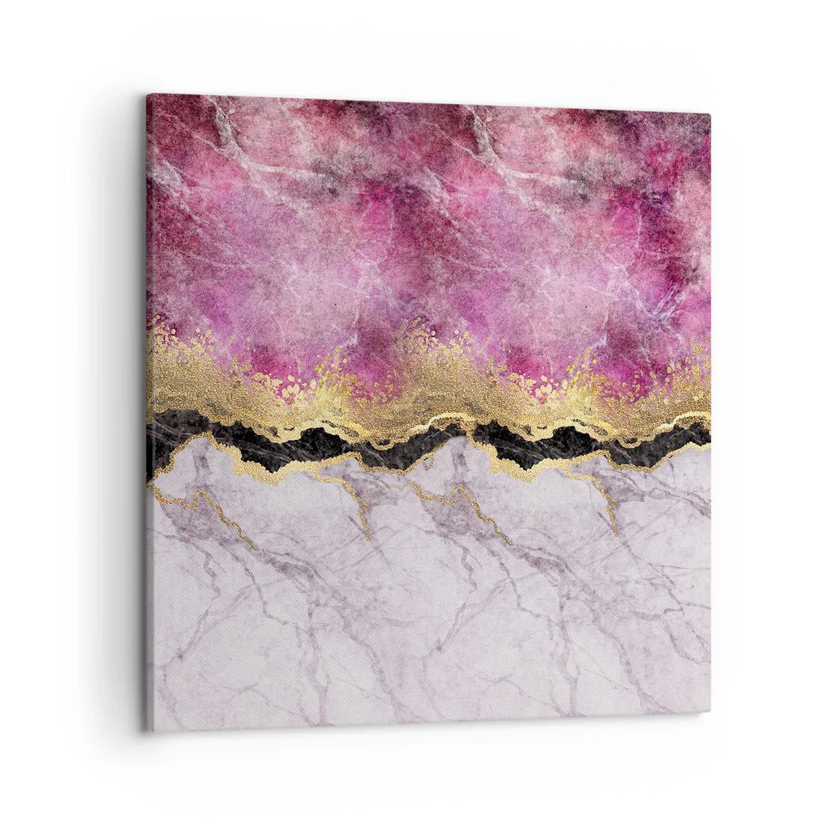 Canvastavla - Bild på duk - På gränsen - 50x50 cm
