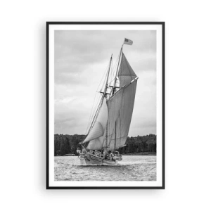 Affisch i svart ram - Vindens bröder - 70x100 cm