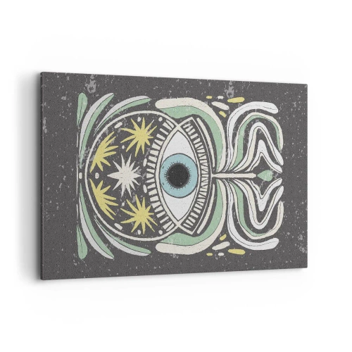 Canvastavla - Bild på duk - Stamritualer - 120x80 cm