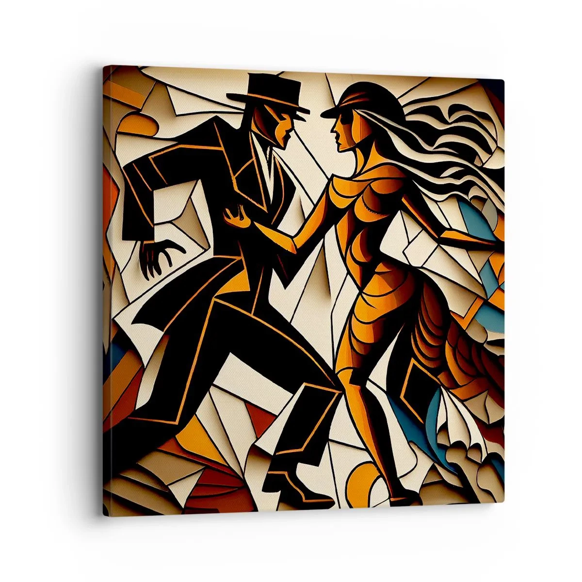 Canvastavla - Bild på duk - Passionsdans - 30x30 cm