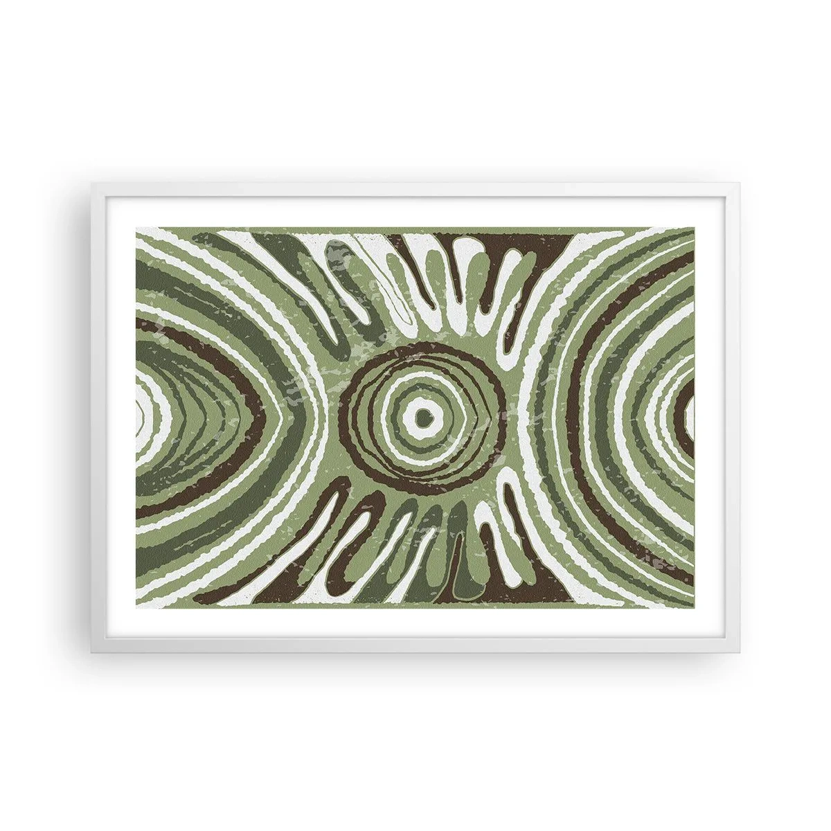 Affisch i vit ram - Explosion av känslor - 70x50 cm