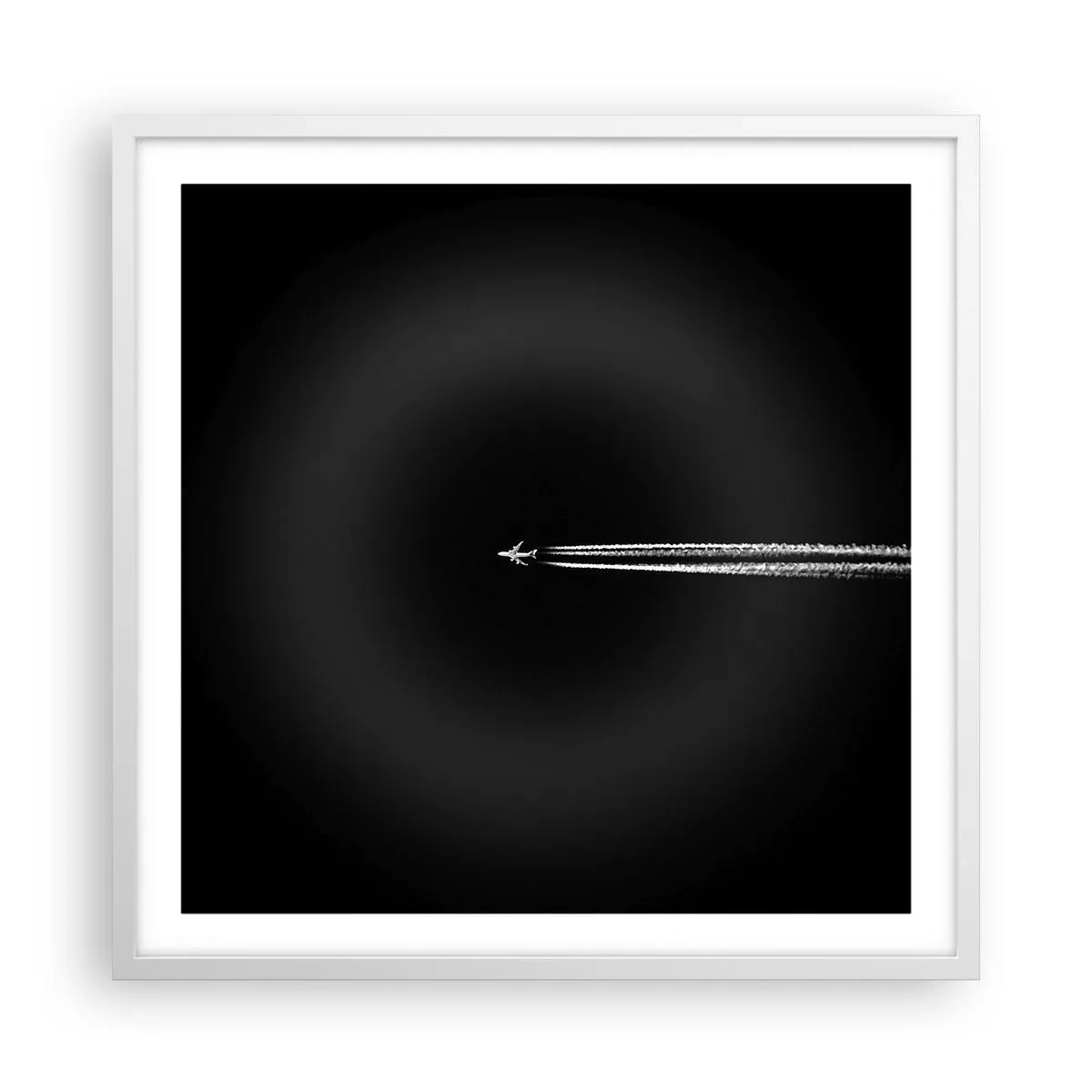 Affisch i vit ram - I en annan dimension - 60x60 cm