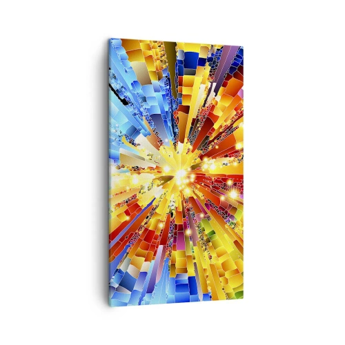 Canvastavla - Bild på duk - In medias res - 45x80 cm