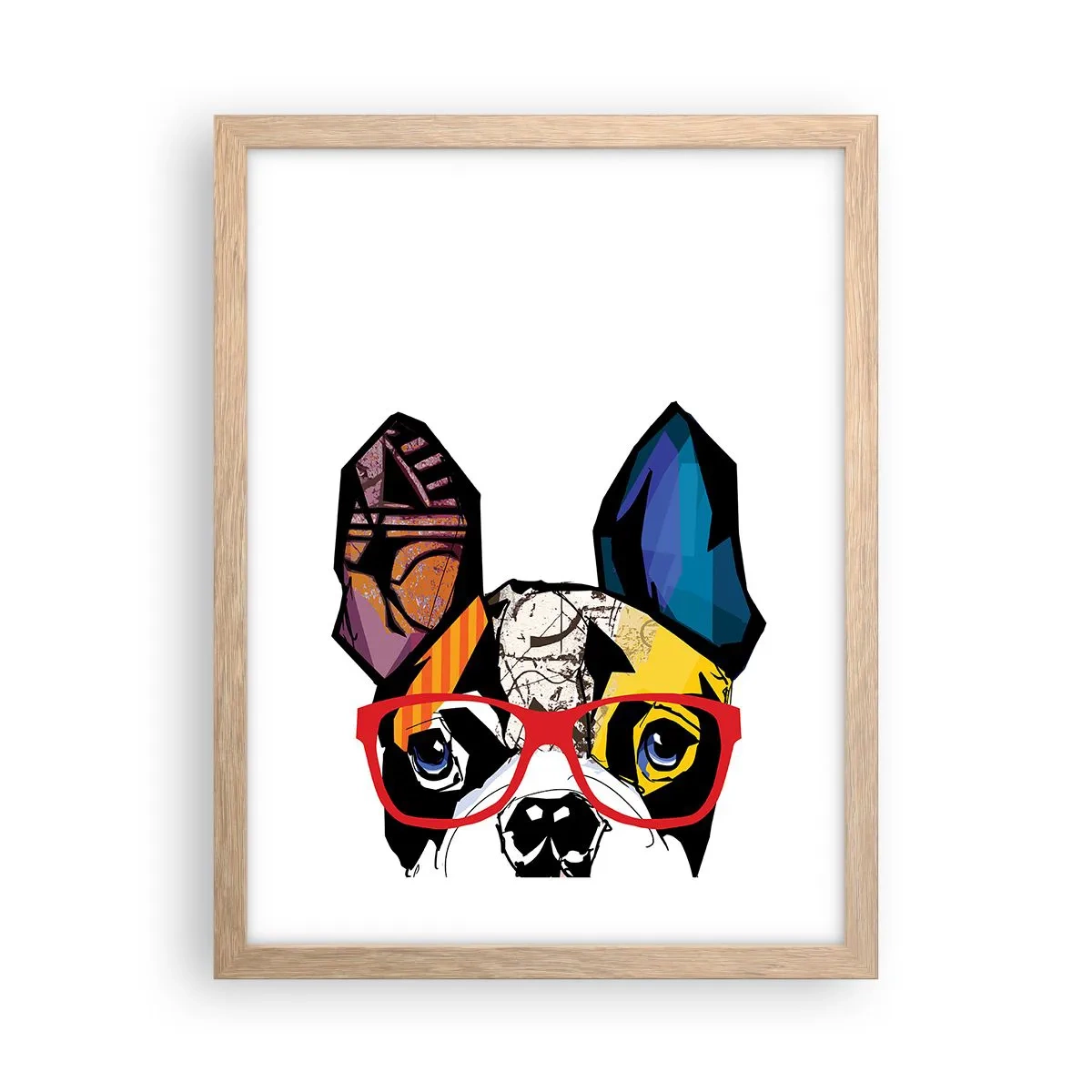 Affisch i ram av ljusek - Intellektuell - 30x40 cm