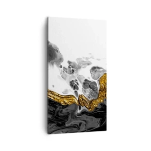 Canvastavla - Bild på duk - Organisk komposition - 45x80 cm