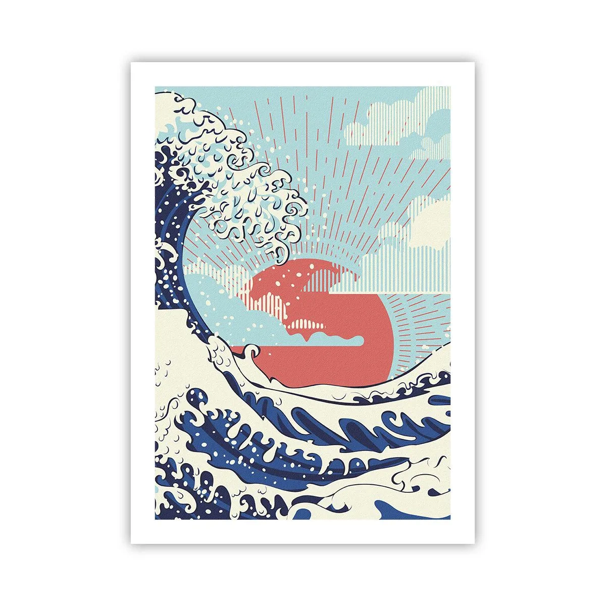 Affisch - Ur japanska inspirationer - 50x70 cm