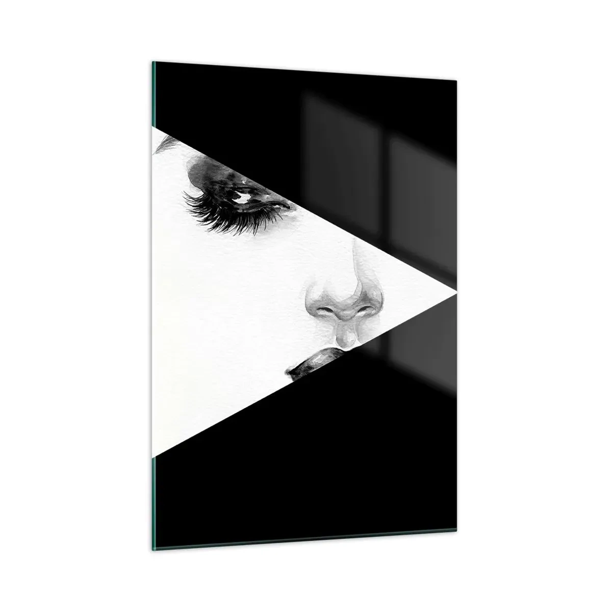 Glastavla - Bild på glas - Alltid oupptäckt - 50x70 cm