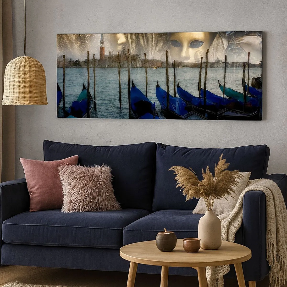 Canvastavla - Bild på duk - På tiden att starta karnevalen - 100x40 cm