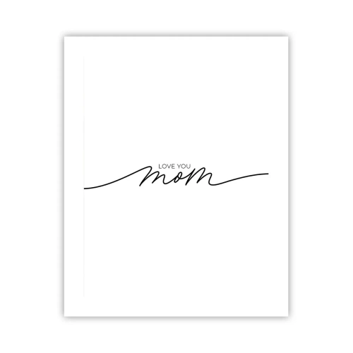 Affisch - Jag är mycket rörd - 40x50 cm