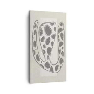 Canvastavla - Bild på duk - En bisarr varelse - 45x80 cm