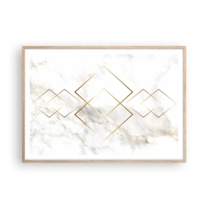 Affisch i ram av ljusek - Utsikt över oändlighet - 100x70 cm