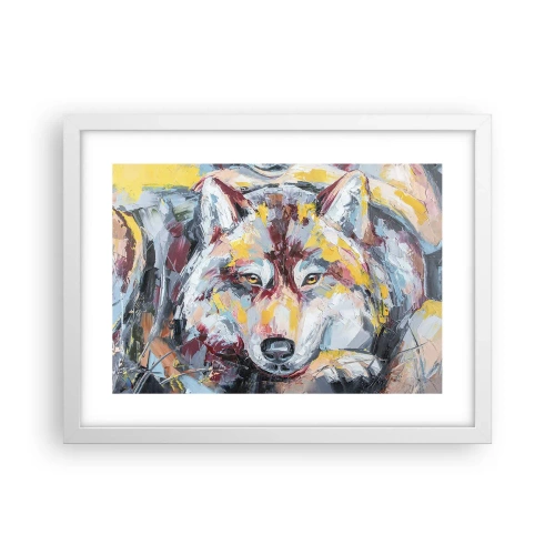 Affisch i vit ram - Lugnt bland de närmsta - 40x30 cm