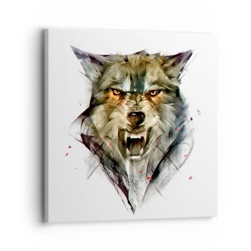 Canvastavla - Bild på duk - Stå stilla! - 30x30 cm