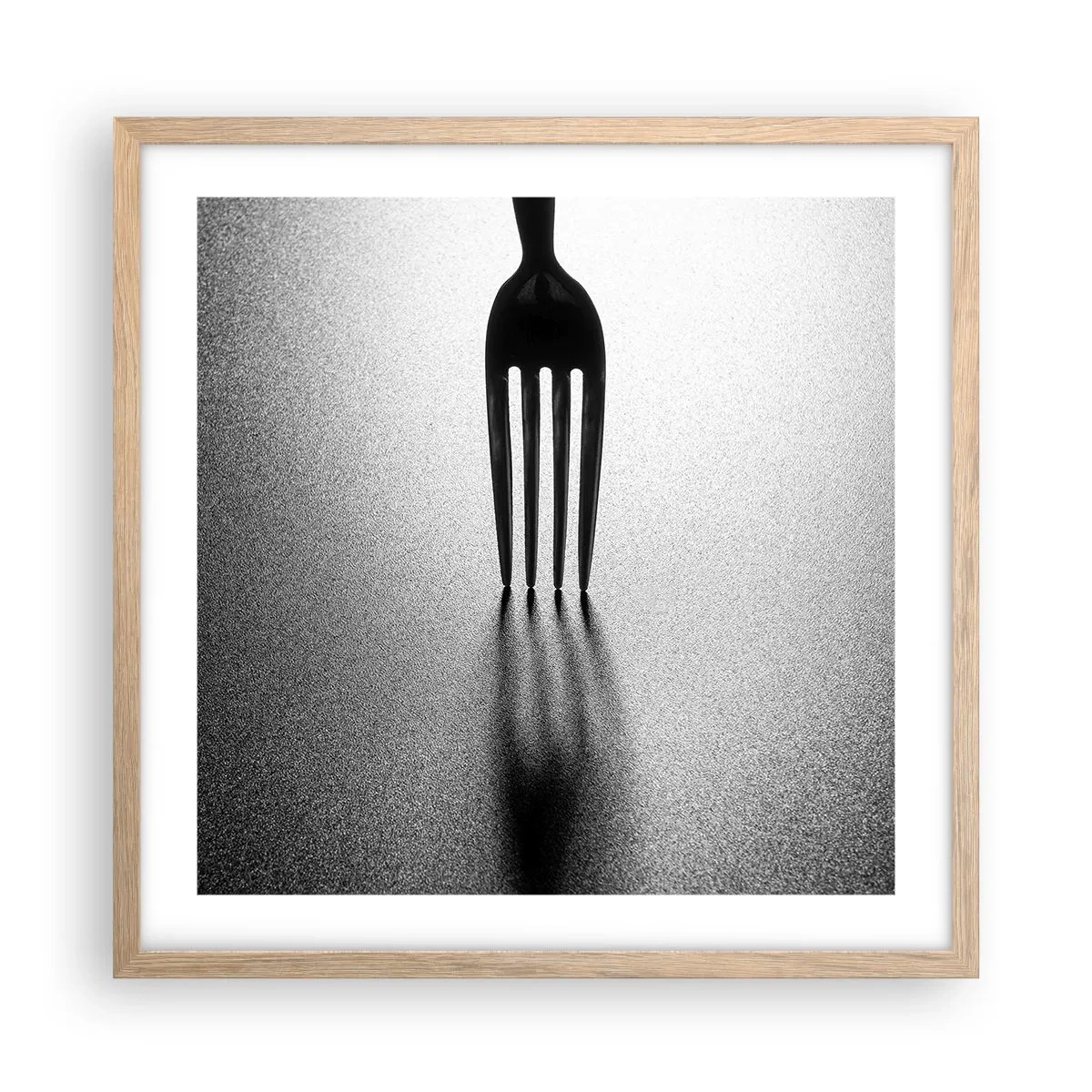 Affisch i ram av ljusek - Ljus och skugga - 50x50 cm