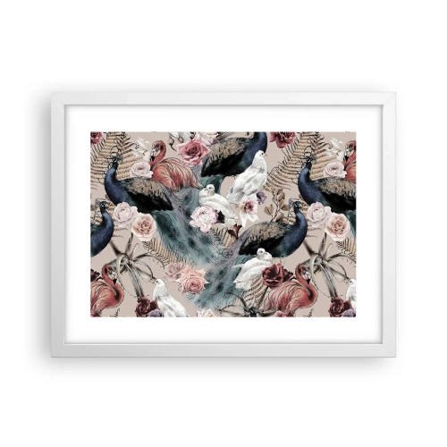 Affisch i vit ram - I palatsträdgården - 40x30 cm