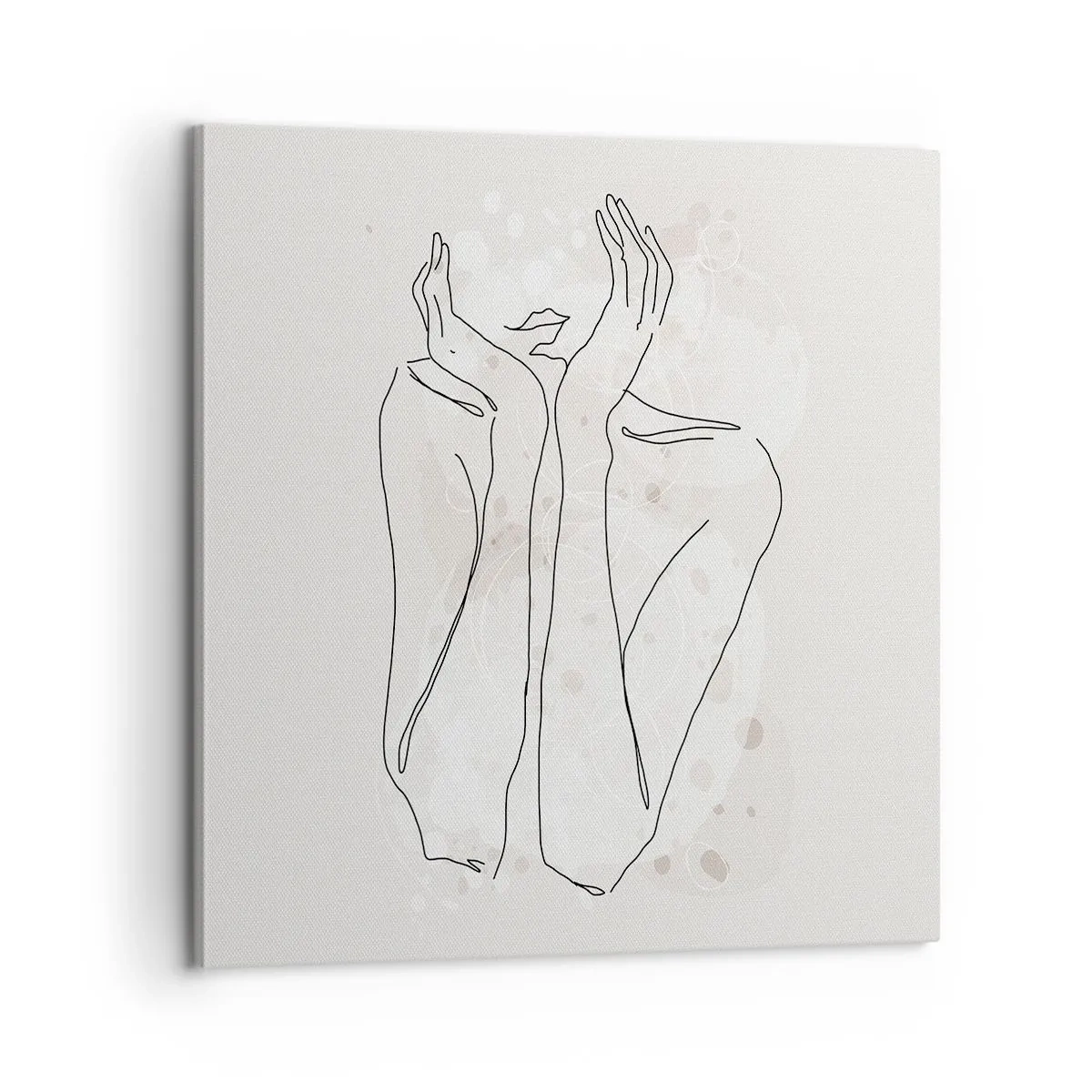 Canvastavla - Bild på duk - Drömstund - 60x60 cm