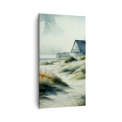 Canvastavla - Bild på duk - Borta från liv och rörelse - 55x100 cm