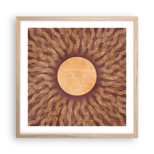Affisch i ram av ljusek - Solikon - 50x50 cm