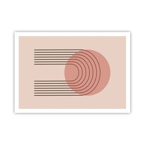 Affisch - Ostoppad attraktionskraft - 100x70 cm