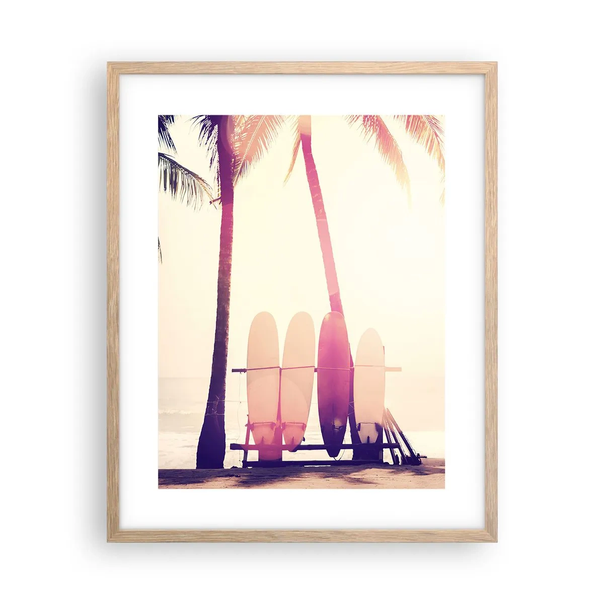 Affisch i ram av ljusek - Det blir en underbar dag - 40x50 cm