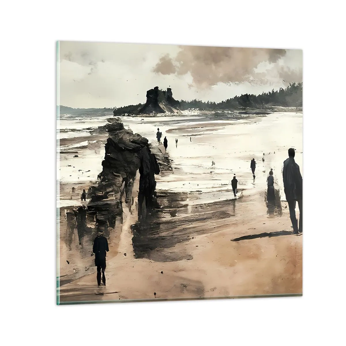 Glastavla - Bild på glas - Framkallade - 50x50 cm