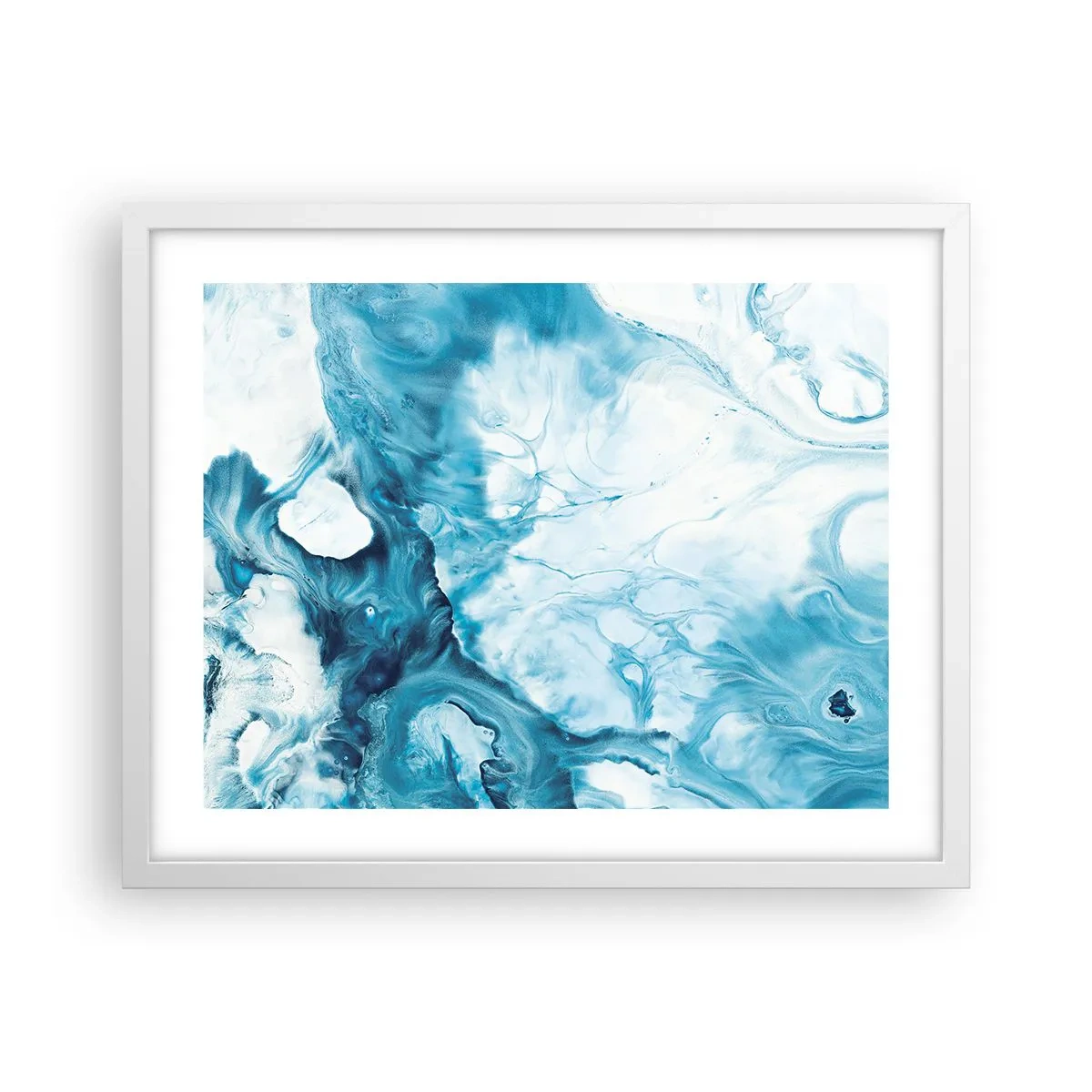 Affisch i vit ram - Blåhetens konsert - 50x40 cm