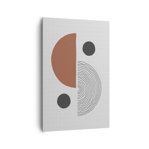 Canvastavla - Bild på duk - Hjulets perfektion - 80x120 cm