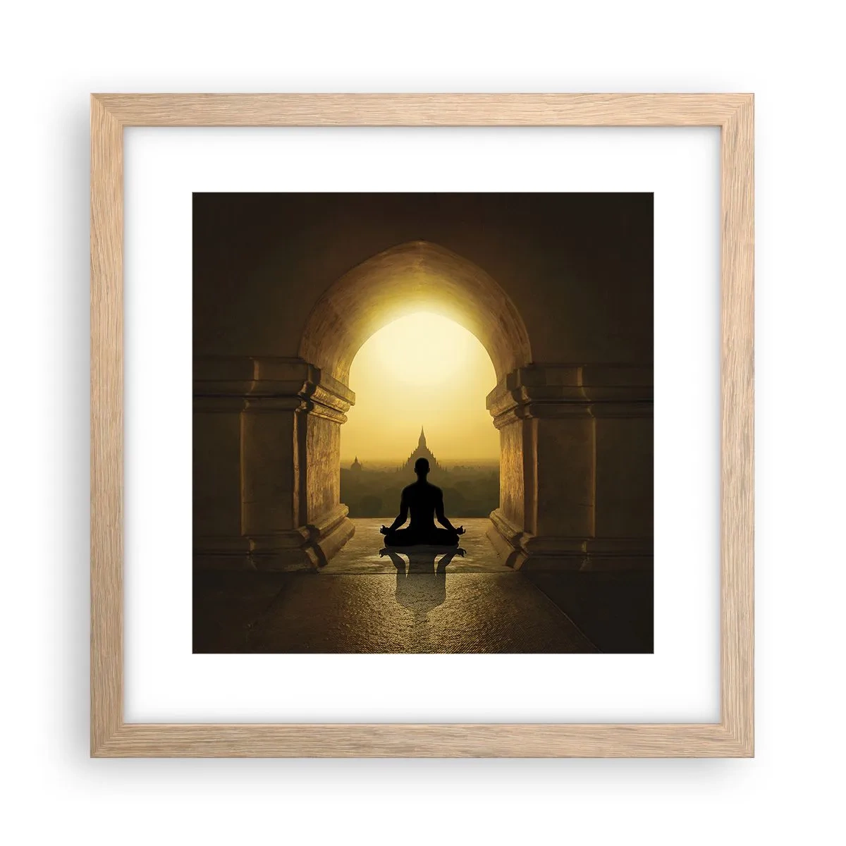 Affisch i ram av ljusek - Full harmoni - 30x30 cm