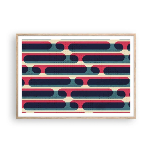 Affisch i ram av ljusek - In och framåt - 100x70 cm