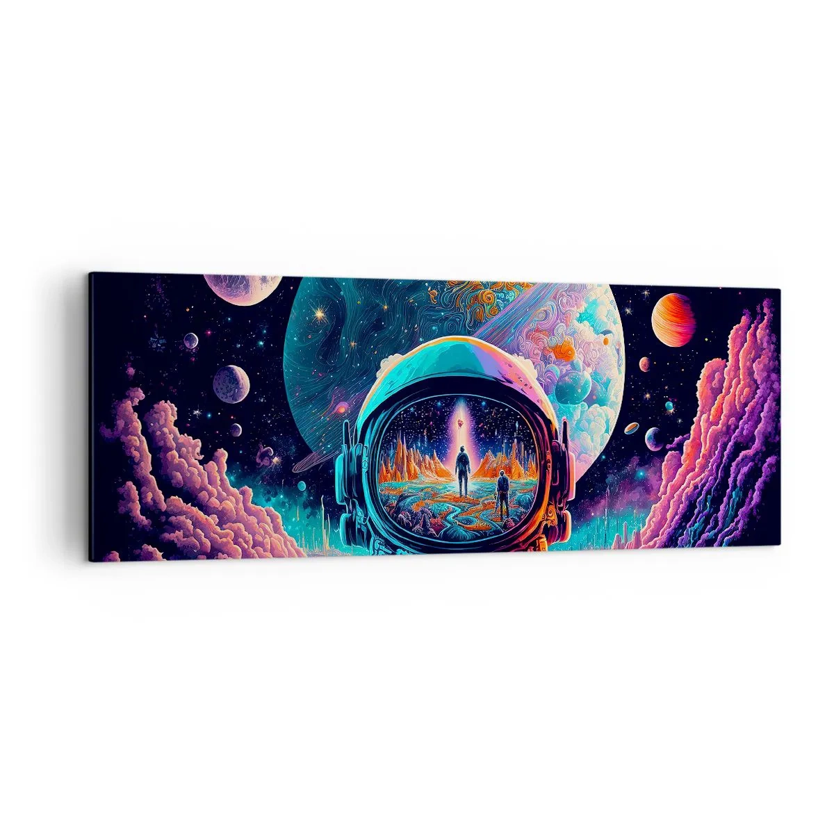 Canvastavla - Bild på duk - Filosofer har aldrig drömt - 140x50 cm
