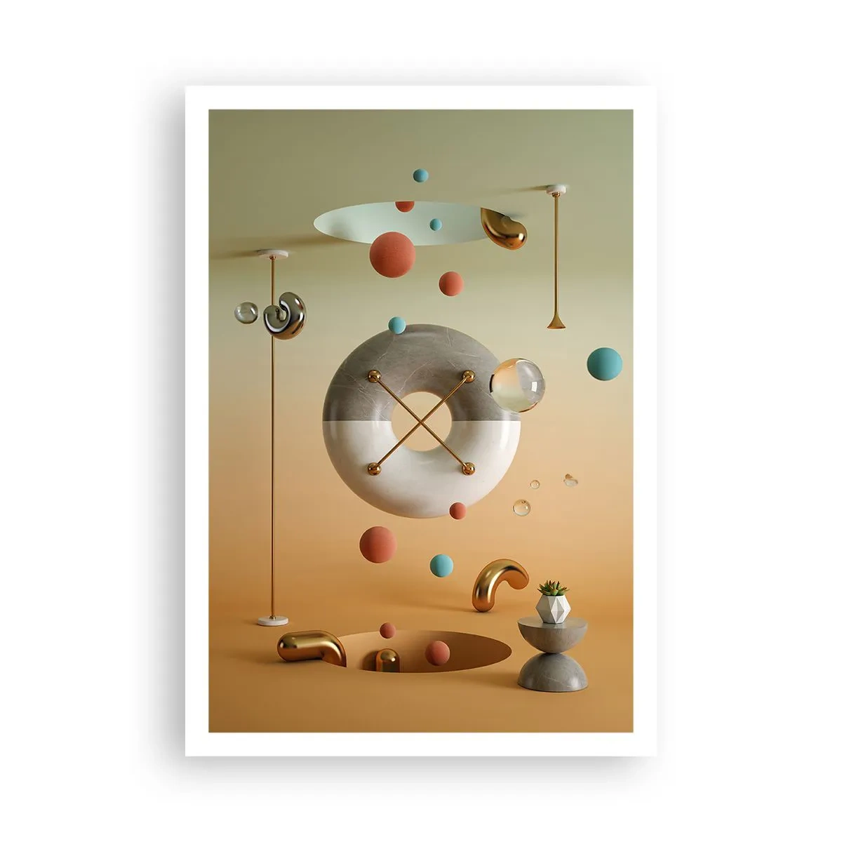 Affisch - Vad som helst kan hända - 70x100 cm