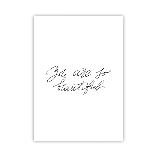 Affisch - Verkligen, tro mig... - 50x70 cm