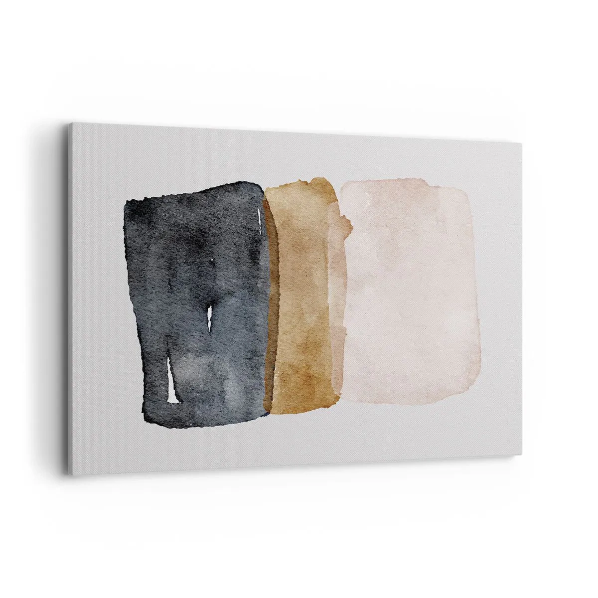 Canvastavla - Bild på duk - Komposition av jordens färger - 100x70 cm