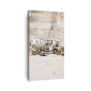 Canvastavla - Bild på duk - Dags att börja resan - 45x80 cm