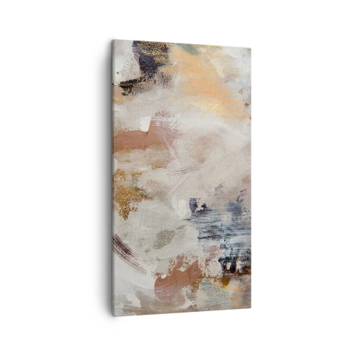 Canvastavla - Bild på duk - Dimmig abstraktion - 45x80 cm