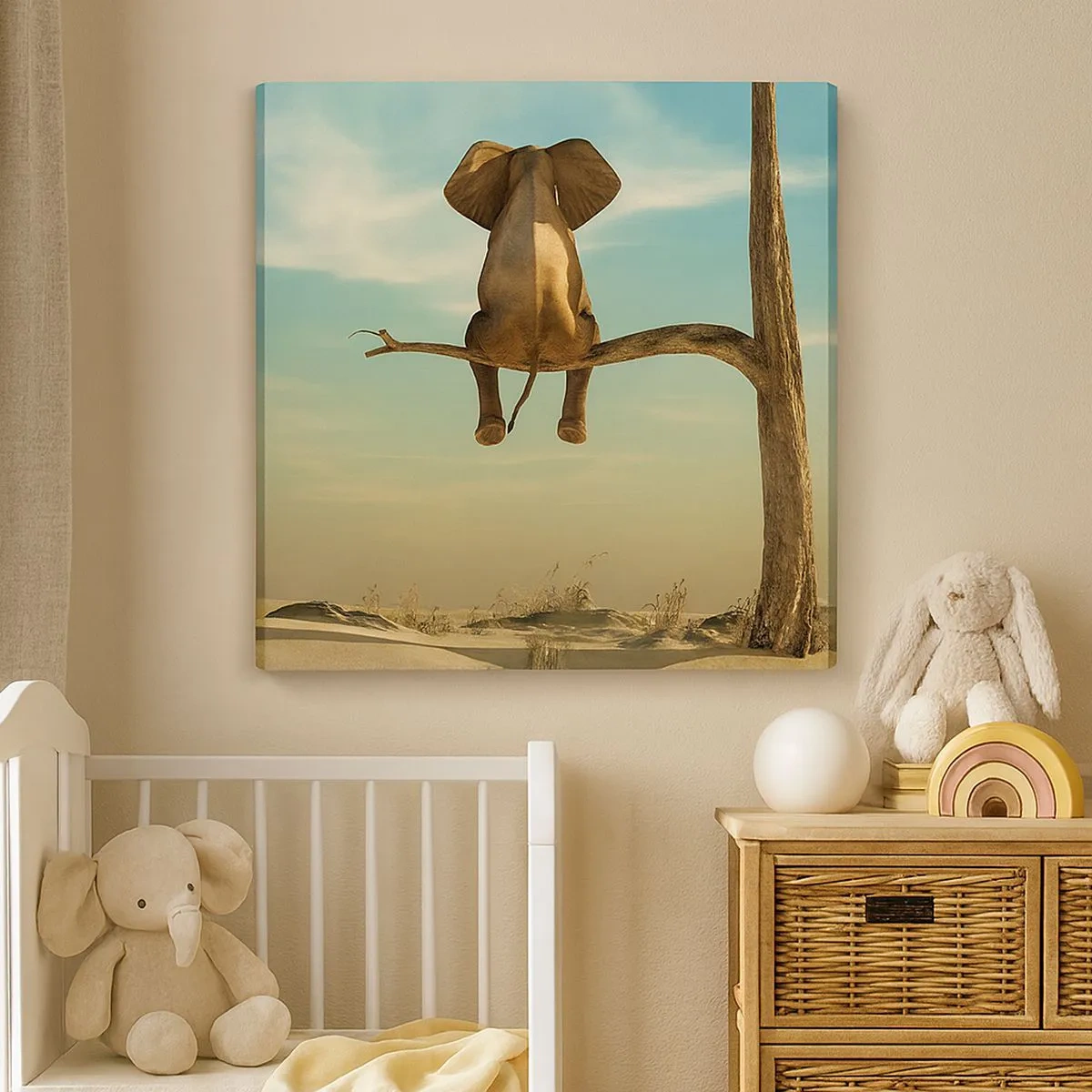 Canvastavla - Bild på duk - Ny synvinkel - 30x30 cm