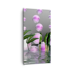 Canvastavla - Bild på duk - Tankeväckande komposition av lätthet och liv - 65x120 cm