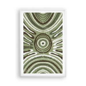 Affisch i vit ram - Explosion av känslor - 61x91 cm