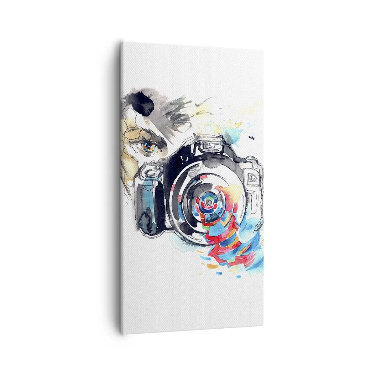 Canvastavla - Bild på duk - I objektivets öga - 55x100 cm