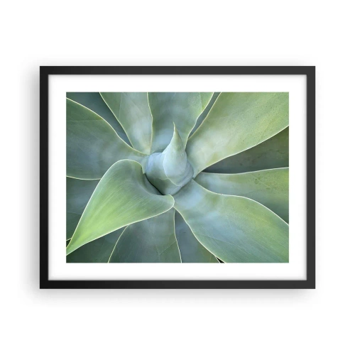 Affisch i svart ram - Det gröna föds - 50x40 cm