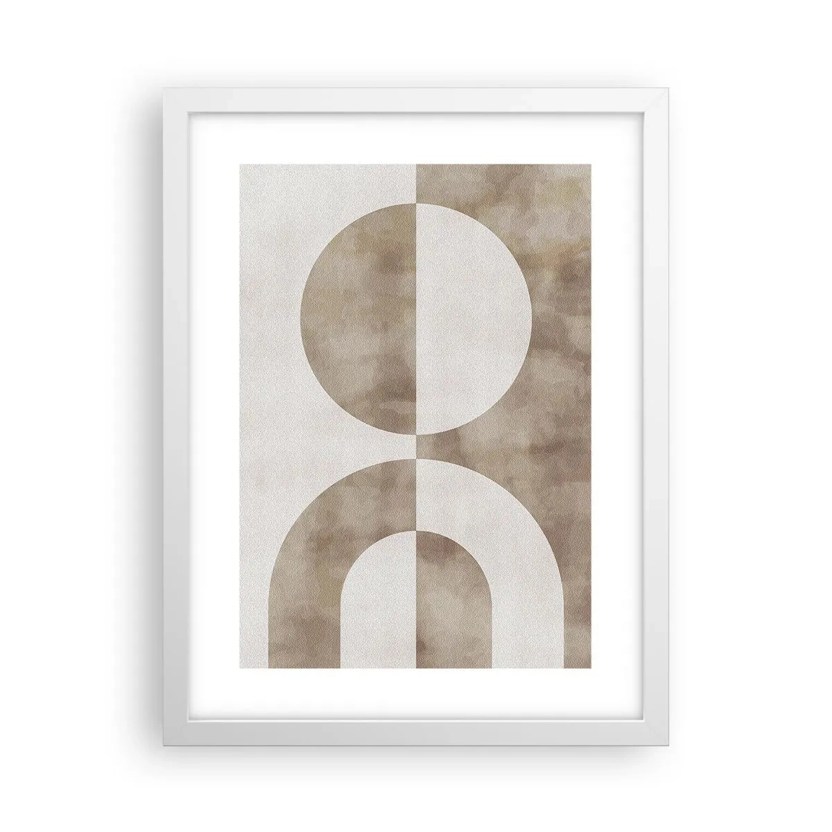 Affisch i vit ram - Likheter och skillnader - 30x40 cm