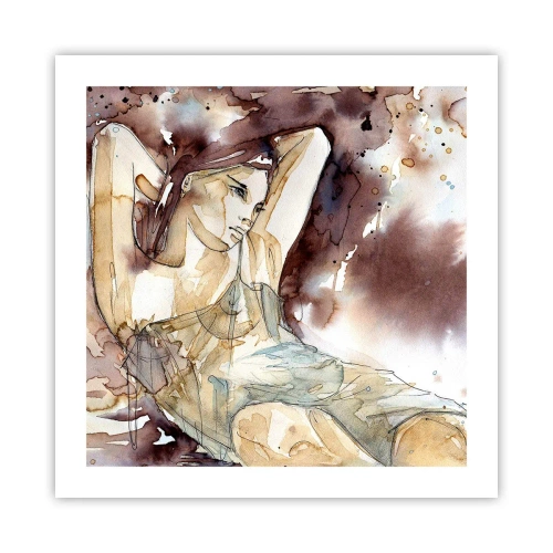 Affisch - I lila stämningen - 50x50 cm