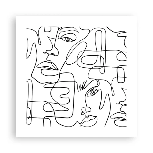 Affisch - I trassliga känslor - 40x40 cm