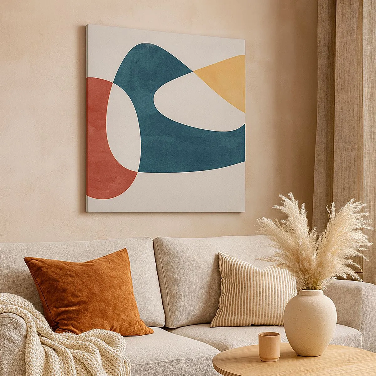 Canvastavla - Bild på duk - Influenser och metamorfoser - 30x30 cm